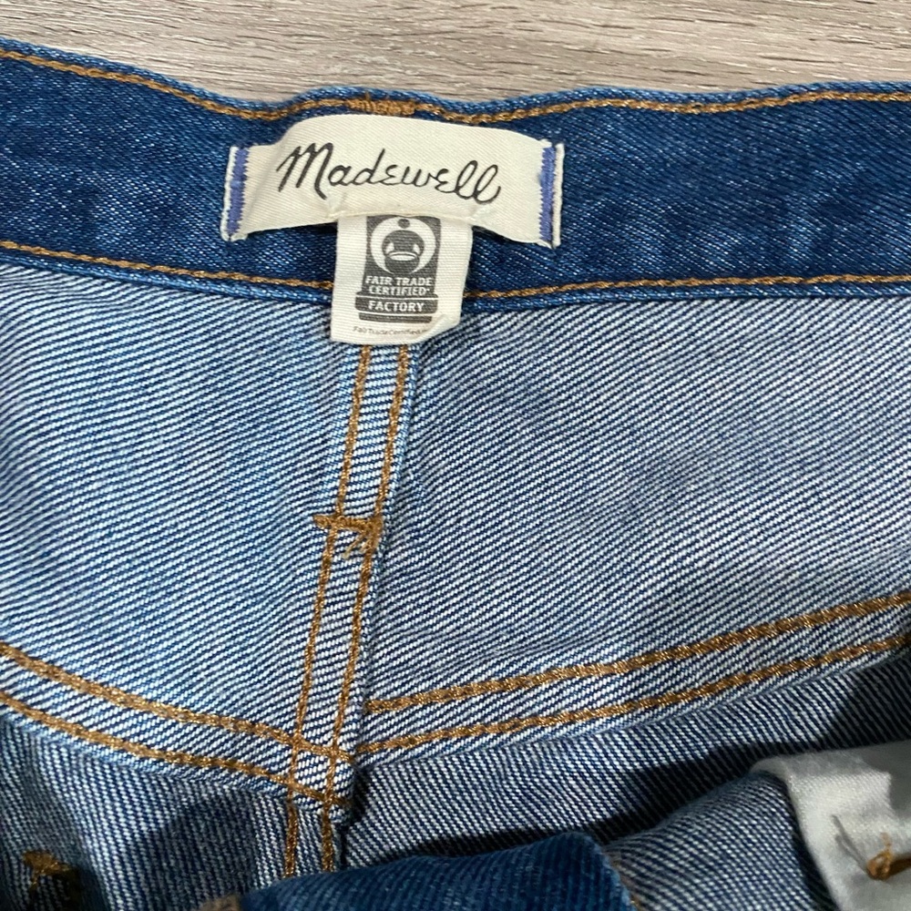 Madewell‎ Baggy Straight Classic Blue Women's Jeans 32 - Picture 4 of 9
